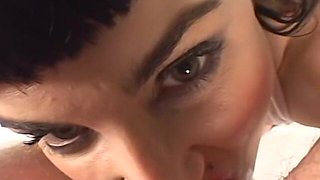 Nurse Claudine Jerks off Then Sucks a Mean Cock