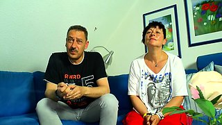 Pareja Madura Alemana Follando Delante De Camara