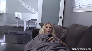 Step Sister Anastasia Knight Caught Jerking Off By Step Brother - Hot Taboo Sex