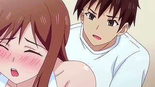 Uncensored Hentai Hot Romantic Sex in the Kitchen
