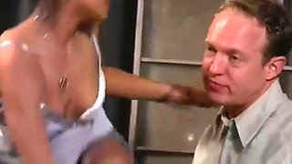 Lilly Thai with older white man: Blowjob, Cowgirl  Licking Porn