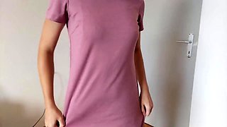 Slapping my wet pussy to orgasm