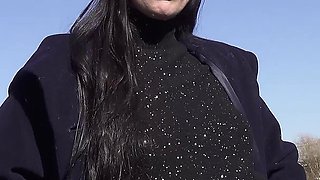 German Scout - First Time Anal Sex for Small Tits Cougar Rina Helena at Pick up Casting