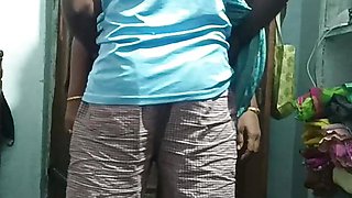 Telugu aunty faking her husband friend