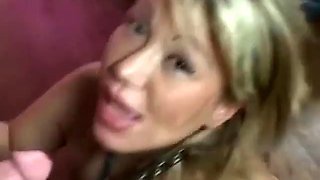 Asian MILF sloppy throat fuck