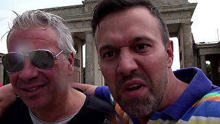 Blonde big boobed and tattooed milf accepts pickup pissing and deepthroating fuck