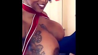 Cute fat tranny with big boobs