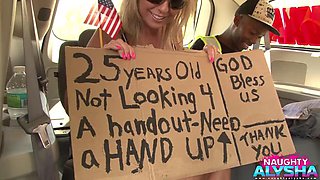 Naughty Alysha The Handy Van: Big Tits, Milf  Blonde Porn