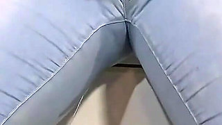 Cameltoe MILF Dances, Teases & Pees in Her Jeans - Wet Fetish Fantasy 335
