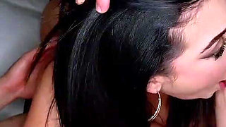 First Foursome with DP and Anal with Beautiful Brunette Emily Pink, Jimmy and Raul Bud