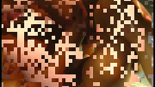 Lesbia Threesome with Strap on