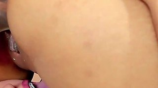 Horny Lesbians Get Fucked by a Big Dildo While Showing off Their Sexy Feet