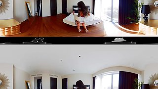 Private Tutor, Private Dance; Busty Schoolgirl Strips On The Bed