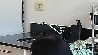 Stepmom Fucked in Kitchen