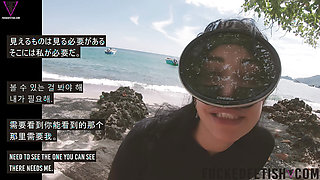 Caribbean Sea Receives Goddess Breathplay Mask Diving Glass