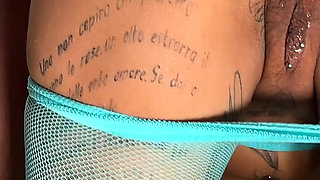 Tattooed Girl Gets Anal Creampie and Sucks Dick After