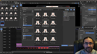 Building the Leticia Scene: Blender Timeline