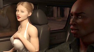 Big tits natural, drank, 3d animation