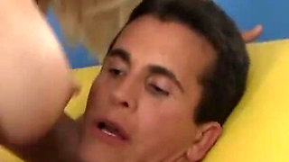 Hot couple bangs babysitter to satisfy threesome fetish