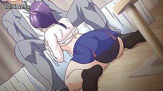 Ultra-cutie Catboss in hentai anime with some ass to mouth action