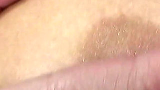 Big Busty Brunette Plays with Her Pussy Till She Cums