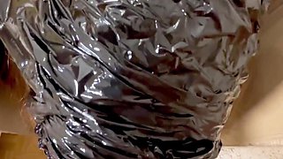 Guy wastes no time unboxing and putting his dick in his new sex robot