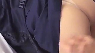 Japanese Secretary Blows Her Boss Before Getting Bush Satisfied