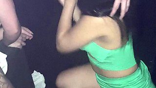 Actual amateurs filming themselves having group sex