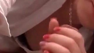 Wild Foursome for Two Slutty Teens Loving Cock