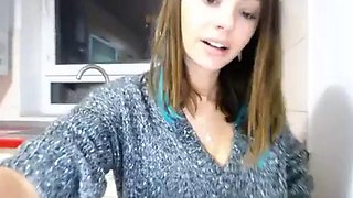 NightSeduce kitchen night: Amateur, Babe  Brunette Porn