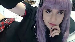 Curly Blonde Teen Records Solo Dildo Masturbation More at