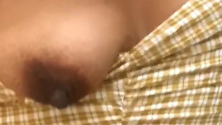 Slutty Wife Masturbates with a Thick Cock