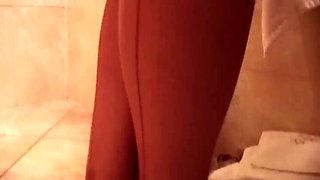 Wanilianna's Kinky Italian Adventure - Amateur Brunette in Lingerie Masturbates with Dildo