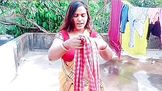 Hot Indian Bhabhi rough by old Father in law full enjoyment