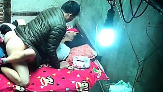 Amateur couple hidden cam