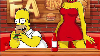 Slutty Cuckold Wife Compilation. Cartoon, Simpson Parody