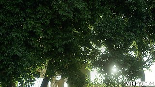 Steamy blonde milf has her trimmed muff pounded by a sturdy guy in bed