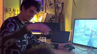Freeuse Anal! When I Get Home and Babe Ignores Me While Hes Gaming.. I Just Use His Cock However and Whenever I Want.