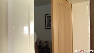 Redhead schoolgirl needs a hand with her homework - PureXXXFilms