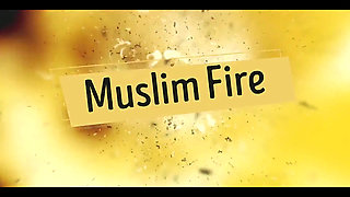 Muslim Fire Hijab Arab Plane