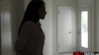 Petite Asian teenage and babe used by mommy