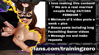 Femdom Pampering Session Male Slave Training Oil Massage Nude FLR Miss Raven Zero Domme Mistress Dominatrix FLR BDSM