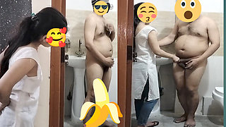 Indian bhabhi ne dever ko hilate huye dekha aur chudba li