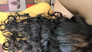 Desi local village girl tight pussy fuck in clear hindi audio, Indian desi Village girl dirty talk sex