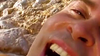 Spanish babe enjoying anal fuck