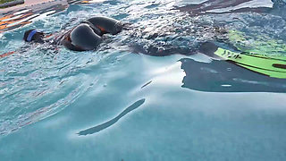 Swimming and Holding My Breath in Very Cold Water
