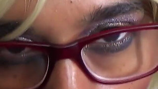 Secretary Giving Kinky Manager Hard Big Dick Point of View Blowjob and Missionary Fucking at Work Desk, Big Tits Sheisnovember