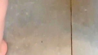 4K Nice Pee in the Shower