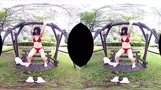 Wet Shirt Reveals Perfect Voluptuous Body - Big Tits Bikini Asian Wet Tshirt