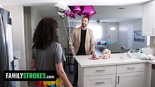 Celebrating step mother's day with my step daughter satine summers and step hubby quinton james